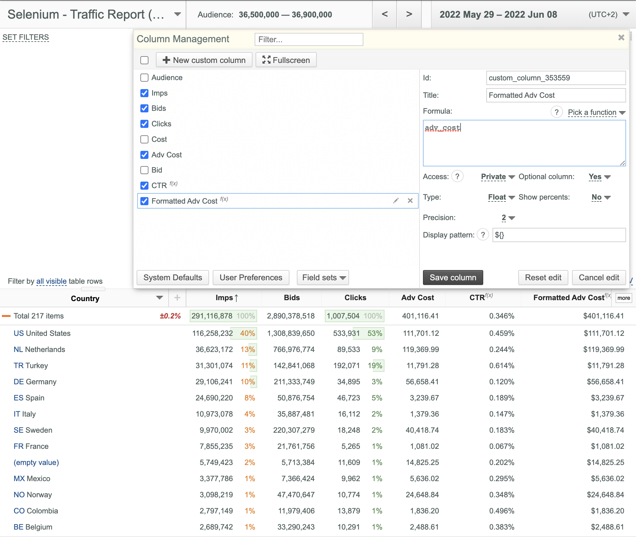 Using custom data columns - u-Slicer Knowledge Base